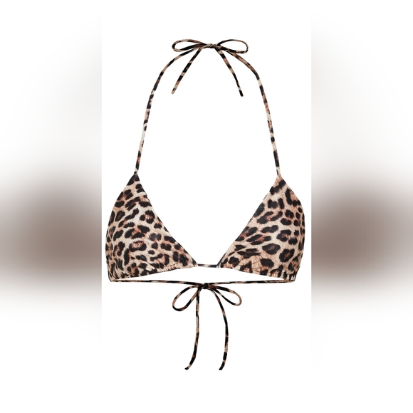 Peixoto Other - Peixoto Fifi Leopard Print Triangle Bikini Top-Women